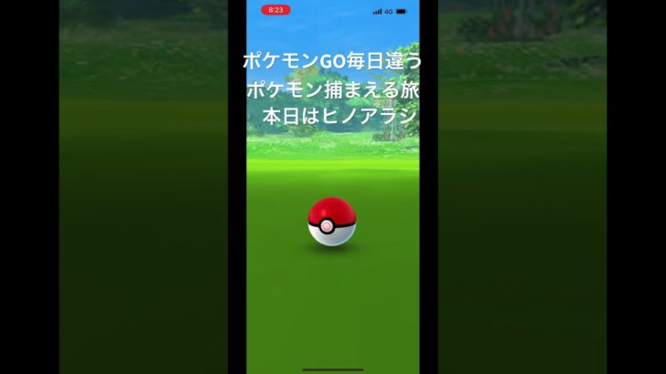 ポケモンGO毎日違うポケモン捕まえる旅 本日はヒノアラシ#ポケモン #ポケモンgo