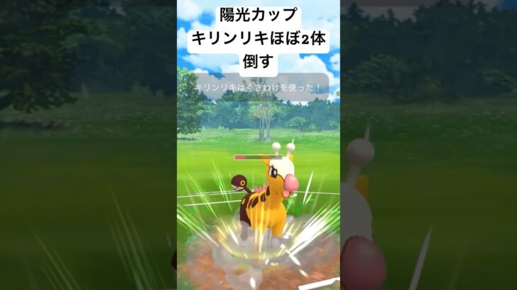 『ポケモンGO』陽光カップ キリンリキの技がぶっささる #pokemongo #pokemon #ゲーム #ゲーム実況 #ポケモン #ポケモンgo #gbl #バトル  #shorts #short