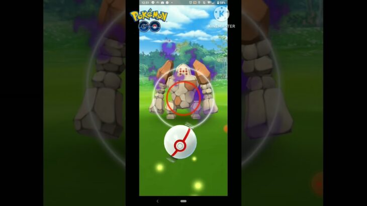 シャドウレジロックゲッチャレ‼️やってみたよ☆【ポケモンGO】#shorts