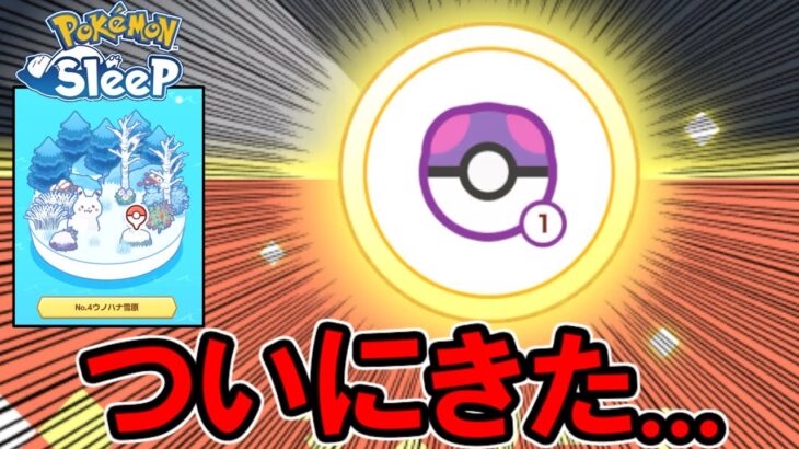 これが最終ステージのマスター帯か・・・。【ポケモンスリープ】