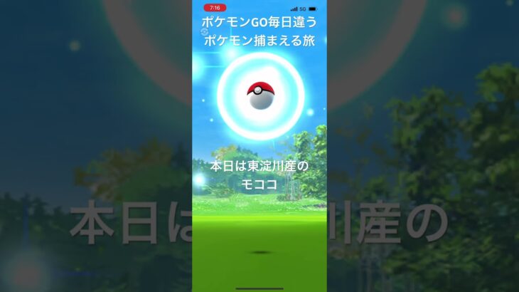 ポケモンGO毎日違うポケモン捕まえる旅 本日はモココ #ポケモン #ポケモンgo #チャンネル登録お願いします