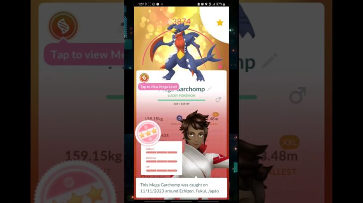 Hundo 100iv Mega Garchomp Raid Day Pokemon Go #pokemongo #pokémongo #ポケモンgo