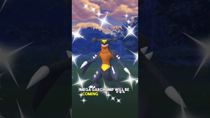 NEW Mega Garchomp in Pokémon GO! #pokemon #pokemongo