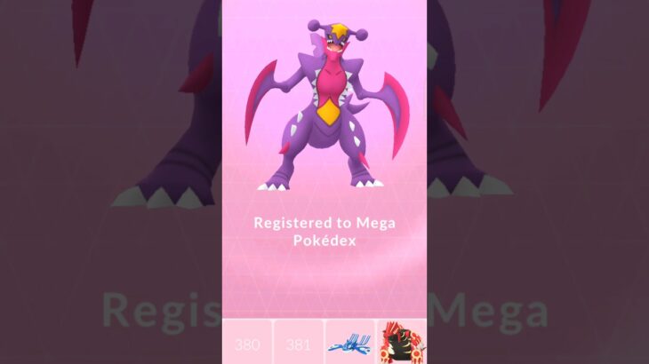 *NEW* SHINY MEGA GARCHOMP in POKEMON GO.