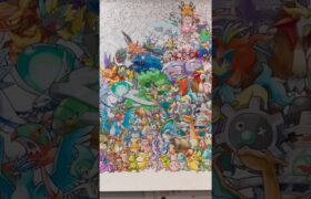 ポケモンの絵 水彩 Pokemon painting watercolor