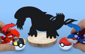Pokémon FUSION Clay Art [ Groudon x Kyogre ]