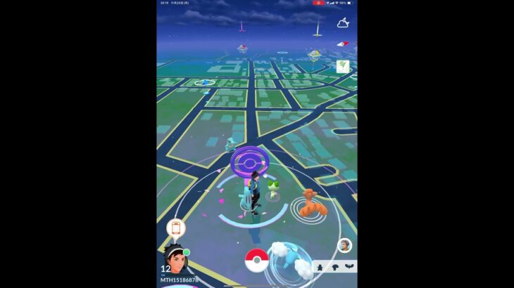 iPadのポケモンGOの収穫