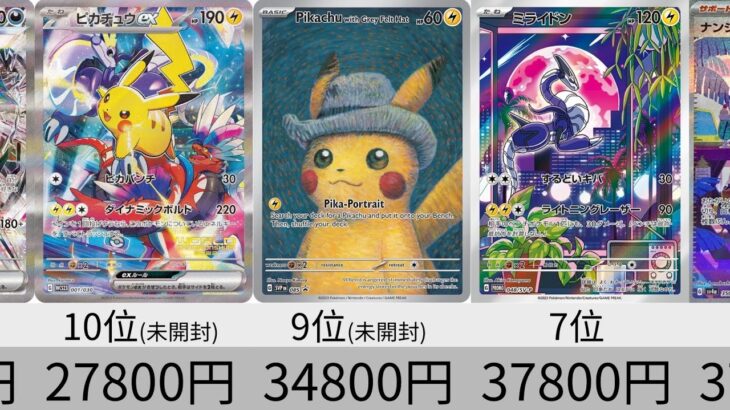 【ポケカ】2023年総まとめ！ 高額カード価格ランキング【Pokémon cards】Most expensive of Pokemon card  2023.