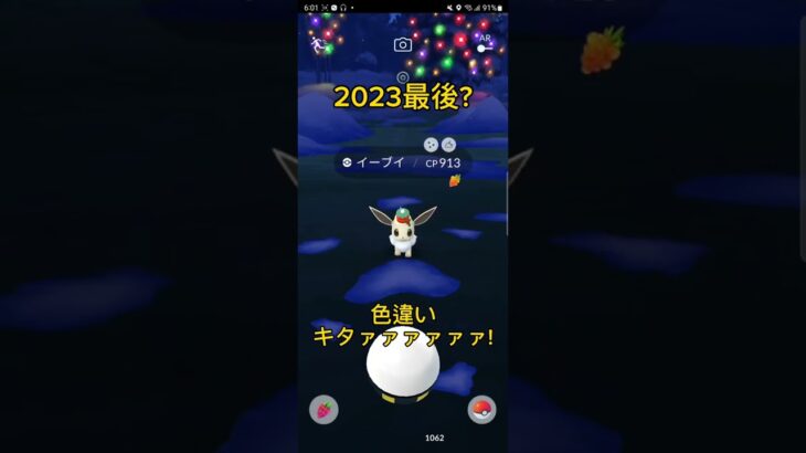 【2023】今年最後?　色違いキタァァァ!!!【ポケモンGO】【ブルックGO】 #short