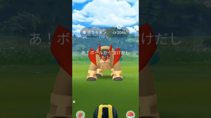 色違いテラキオン捕獲【ポケモンGO】