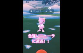 【ポケモンGO】色違いニューラGET！！【ウィンターイベント】#shorts