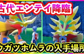 【ポケモンSV】古代エンテイ「ウガツホムラ」の入手方法を紹介！【碧の仮面】【藍の円盤】