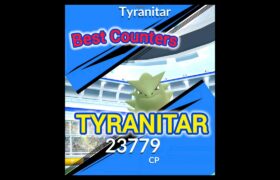 💪 Best Counters for TYRANITAR in Pokemon GO! ポケモンgo! #pokemongo #pokemongoshorts #shorts #tyranitar