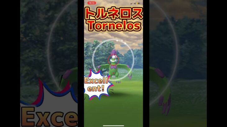 【PokemonGO】トルネロスゲット！#tornelos #ポケモンgo #pokemongo #pokémongo #ポケモン