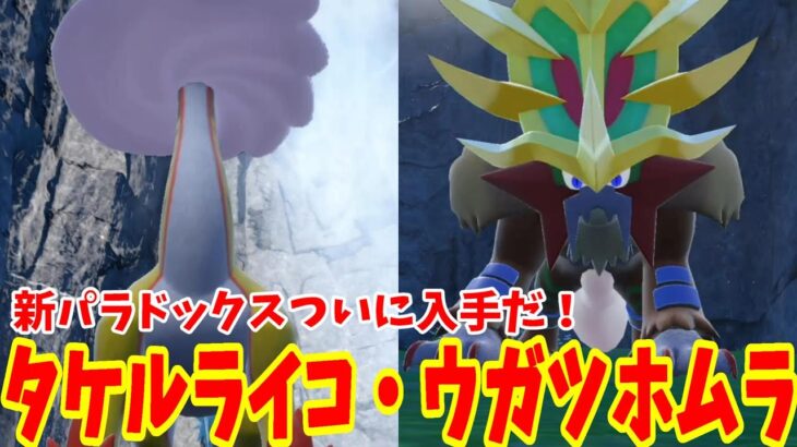 【ポケモンSV】ついにサザレの特別イベント！新パラドックス「タケルライコ」と「ウガツホムラ」の入手方法【ポケモンスカーレットバイオレット・ゼロの秘宝】