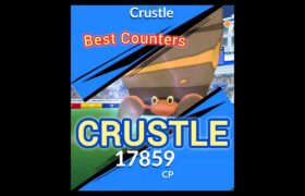 💪 Best Counters for CRUSTLE in Pokemon GO! ポケモンgo #pokemongo #pokemongoshorts #shorts #crustle