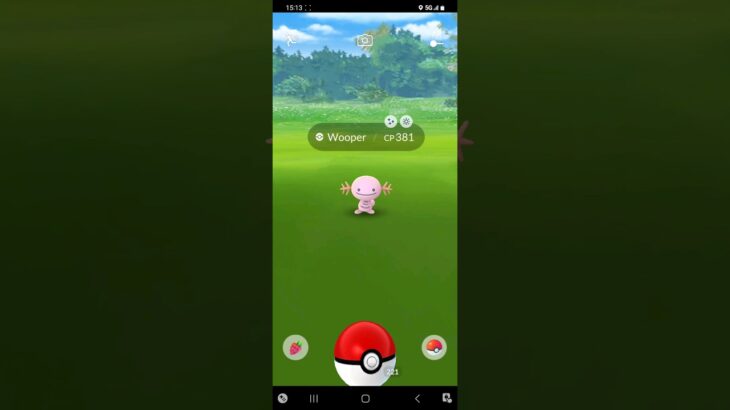 Pokémon GO – Catching a Shiny Wooper