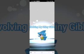 Pokémon GO Evolving My Shiny Gible