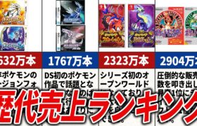 【世界中で大ヒット】歴代ポケモンシリーズ売上本数ランキングTOP10