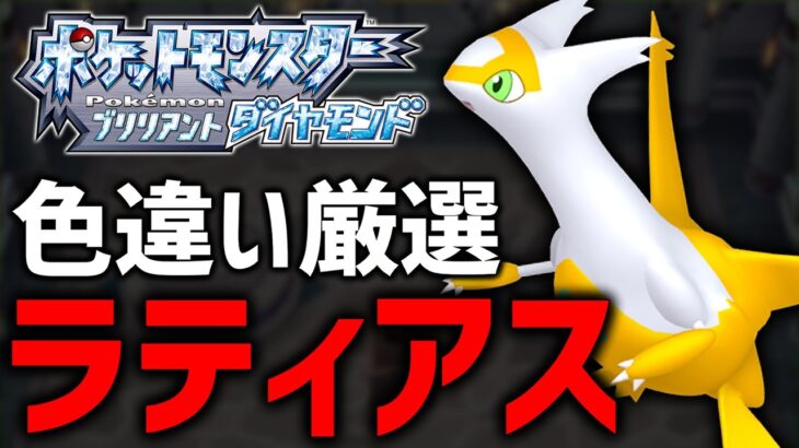 【ポケモンBDSP】遂に4000回超え！色違いラティアス厳選する！#17【現在4150回】