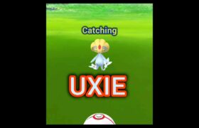 Catching UXIE in Pokémon GO Counting Balls! ポケモンgo #pokemongo #pokemongoshorts #shorts #funny