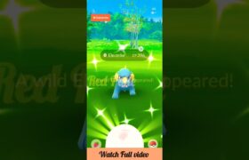 Caught a Shiny ✨ Electrike| Shiny ✨ Electrike evolution 🧬 | Pokemon Go | Red Poke