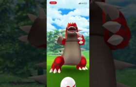 【ポケモンGO】グラードン100%個体ゲットチャレンジ#ポケモンGO#shorts#shortsgame