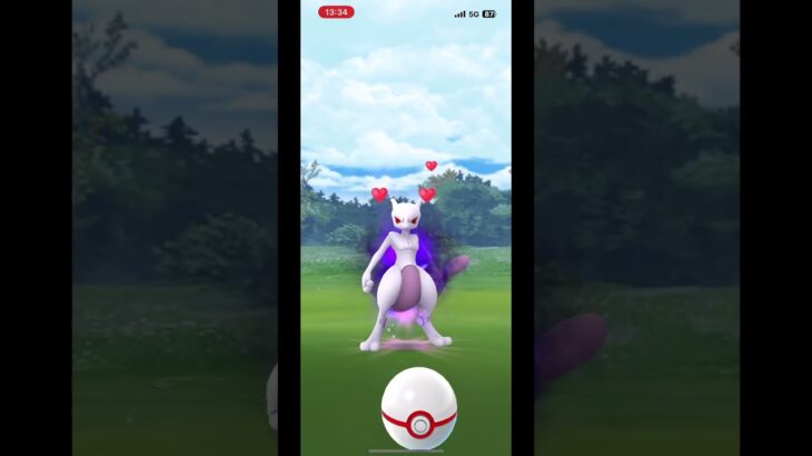 ポケモンGO(シャドウミュウツーレイド)結構エクセレント投げたんだが#shorts