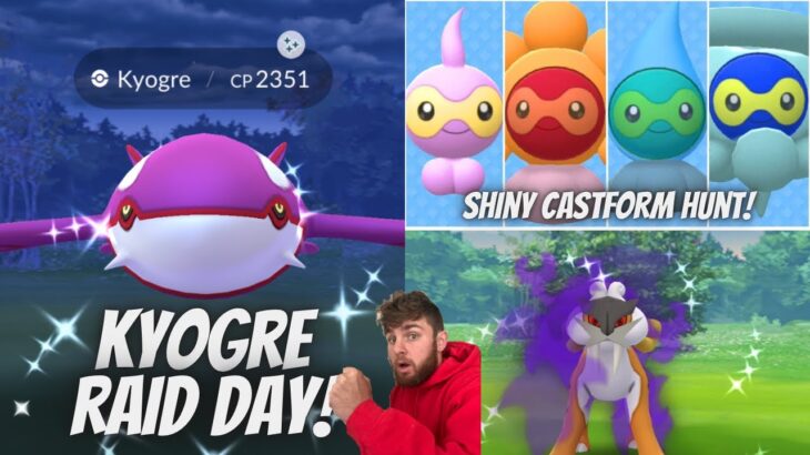 ✨Primal Kyogre Raid Day in Pokemon Go!✨