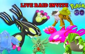 Shiny Primal Kyogre Raid Invite| Shiny Hunt | Live Pokemon go | @shinypokemon1