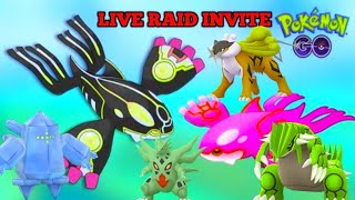 Shiny Primal Kyogre Raid Invite| Shiny Hunt | Live Pokemon go | @shinypokemon1