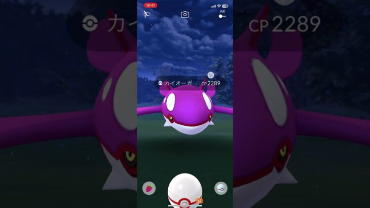 諦めなければ、必ず報われる！#ポケモンgo #ポケモン #ポケモンsv #ポケモンソードシールド #ポケモンダイヤモンドパール #gbl #pokemon #色違い #カイオーガ