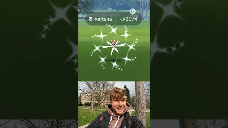 ✨*NEW* Shiny Kartana Caught in Pokemon Go!✨ #pokemon #shorts