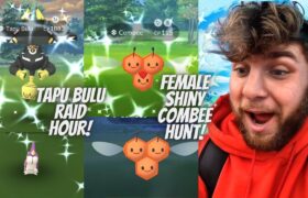 ✨Tapu Bulu Raid Hour In Pokemon Go! Bug Out Shiny Hunt!✨