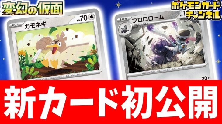 【初公開】特性でポケモンのどうぐを…？カモネギとブロロロームを紹介！【ポケカ/ポケモンカード/変幻の仮面】