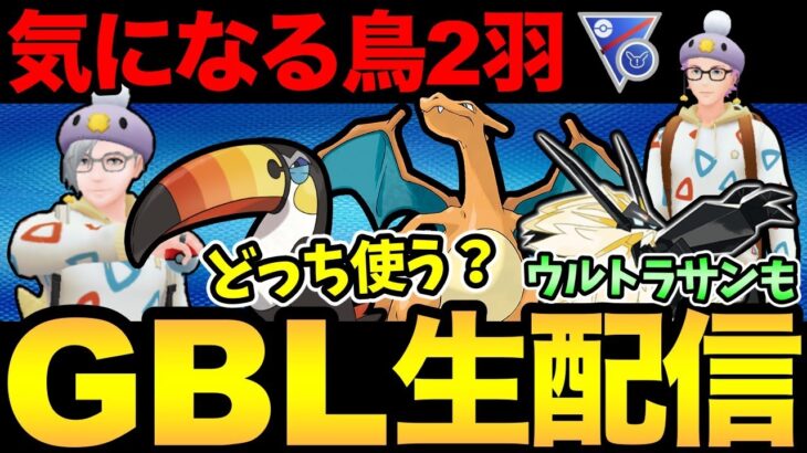 気になる鳥が2羽いるのだが…どっちを使う！？【 ポケモンGO 】【 GOバトルリーグ 】【 GBL 】【 スーパーリーグリミックス 】【ウルトラサン】