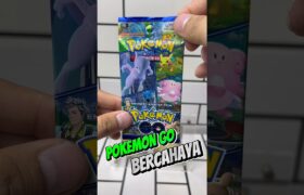 Dapat lagi kartu pokemon bercahaya dari seri pokemon go! Kali ini lebih keren !