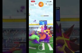 ポケモンGO(バクガメス)星３レイドに挑戦#shorts #ポケモン