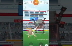 ポケモンGOでのエピックレイドバトル：ツンデツンデとの戦い！#shorts