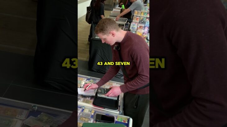 He didn’t expect to get 2 PSA graded cards | Pokemon Card Vendor POV #pokemon #pokemoncards #tcg