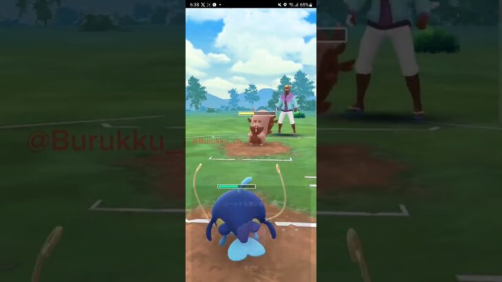 【PokémonGO】火力もデバフも強かった!!【ブルックGO】 #shorts #ポケモンgo #pokemongo #ブルックGO