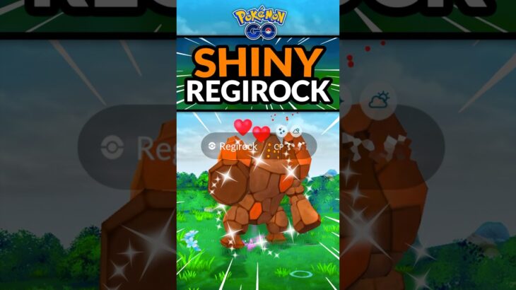 ✨ Shiny Regirock in Pokémon GO ✨