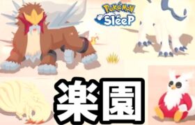 最強ポケモンしか出ない島、エンテイワカクサがヤバすぎる・・・。【ポケモンスリープ】