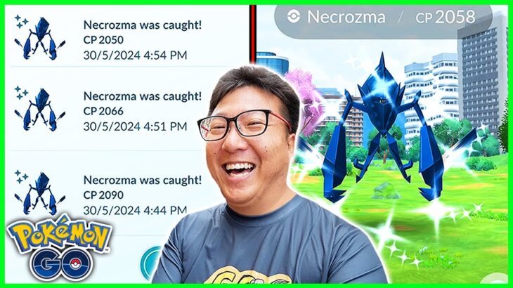 1 in 8000 CHANCE! 20 Necrozma Raids in Pokemon GO – Sendai Go Fest 2024