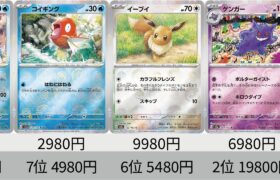 【ポケカ】激動すぎる！発売から1年！マスターボールミラー販売価格ランキング！ポケモンカード151【Pokémon cards】Marketprice ranking of Masterball