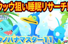 新ポケモン「ウッウ」をゲットするウノハナ雪原マスター11睡眠リサーチ配信【ポケモンスリープ】【ポケスリ】【Pokémon Sleep】