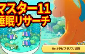 最強のミニリュウを狙うラピスラズリ湖畔マスター11ダブル睡眠リサーチ配信【ポケモンスリープ】【ポケスリ】【Pokémon Sleep】