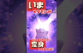 【ポケモンGO】いまメタモンが変身してるのは？ #2024年6月16日〜