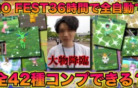 【検証】GO FEST2024で36時間歩いて全自動で全42種類の色違いをコンプできるのか？【ポケモンGO/Niantic】