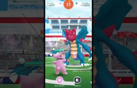 タイトル: ポケモンGOレイド: クリムガンを一人で撃破！#shorts